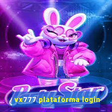 vx777 plataforma login